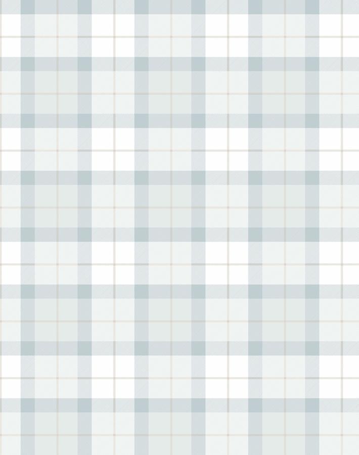 'Oban Plaid' Wallpaper by Wallshoppe - Fog