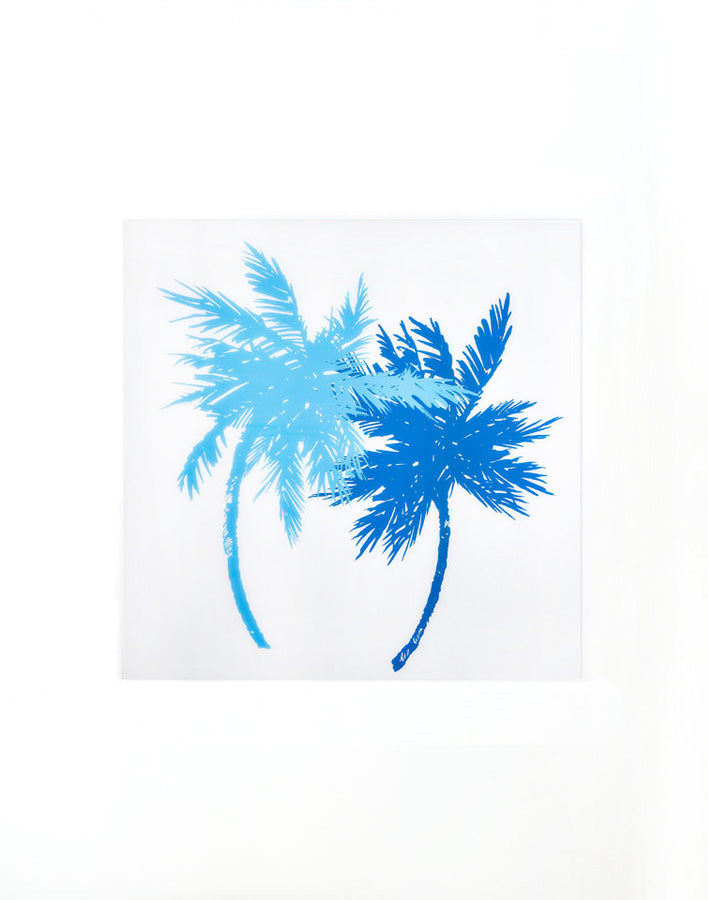 'Oceanside Palms Small' Framed Art by Artshoppe