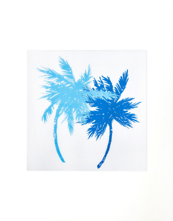 'Oceanside Palms Large' Framed Art by Artshoppe