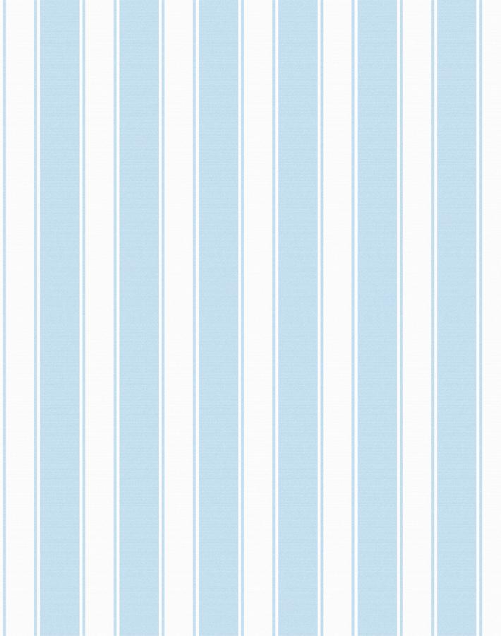 'Ojai Stripe' Wallpaper by Wallshoppe - Baby Blue