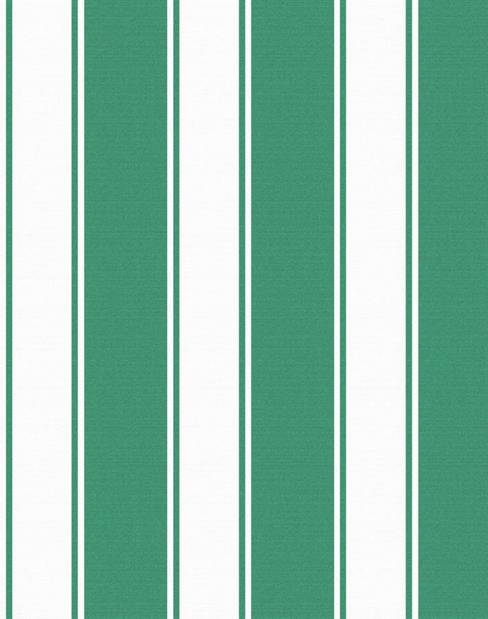 'Ojai Stripe' Wallpaper by Wallshoppe - Green