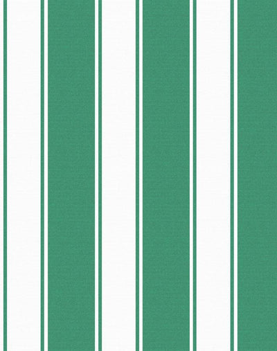 'Ojai Stripe' Wallpaper by Wallshoppe - Green