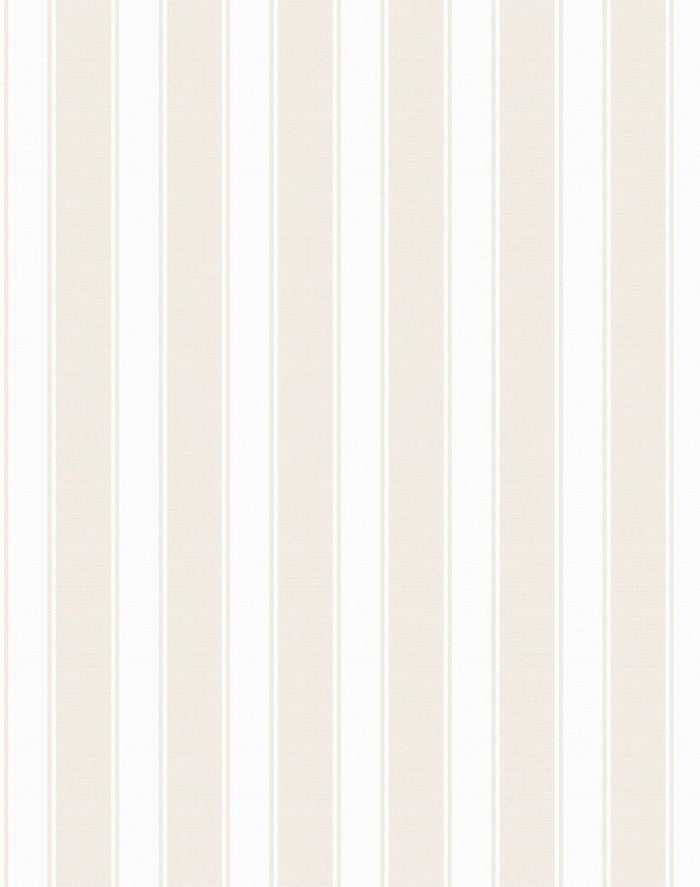 'Ojai Stripe' Wallpaper by Wallshoppe - Iced Chai