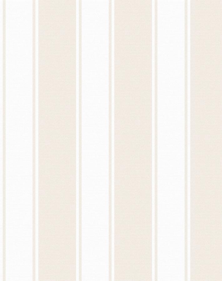 'Ojai Stripe' Wallpaper by Wallshoppe - Iced Chai