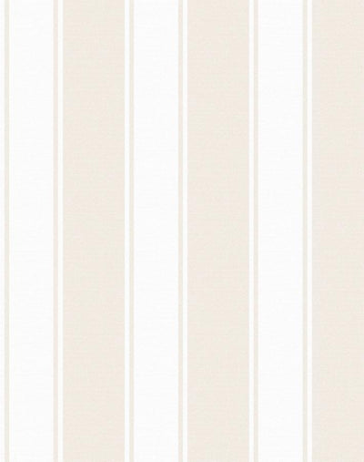 'Ojai Stripe' Wallpaper by Wallshoppe - Iced Chai