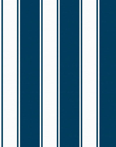 ojai stripe wallpaper navy