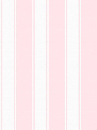 'Ojai Stripe' Wallpaper by Wallshoppe - Pink