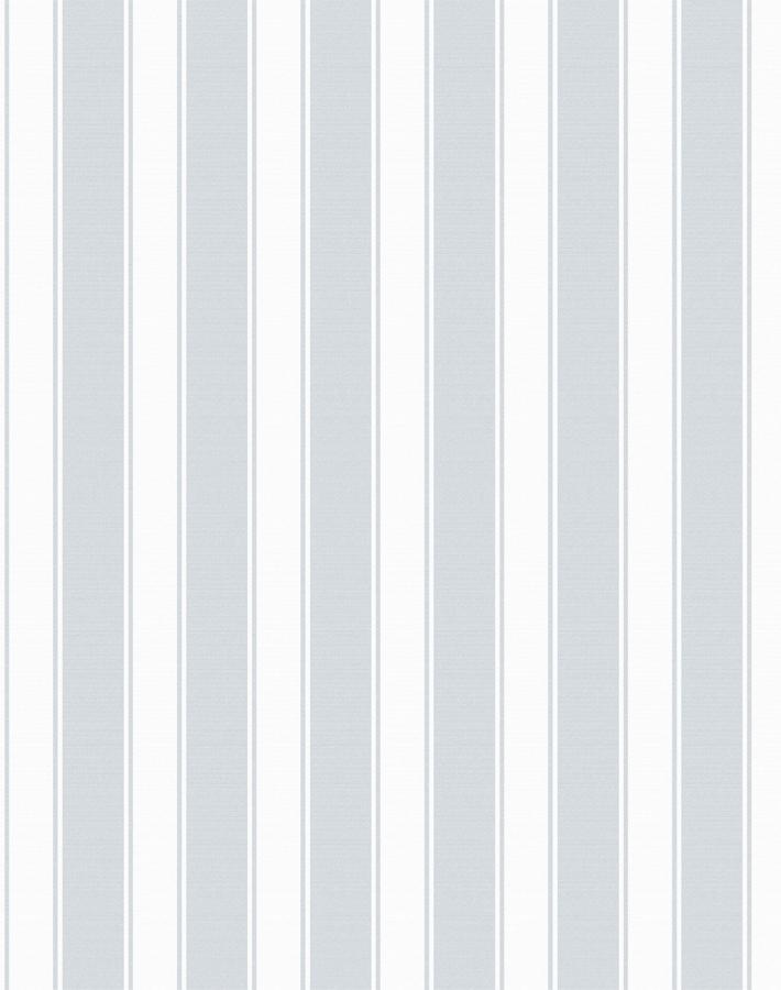 'Ojai Stripe' Wallpaper by Wallshoppe - Silver