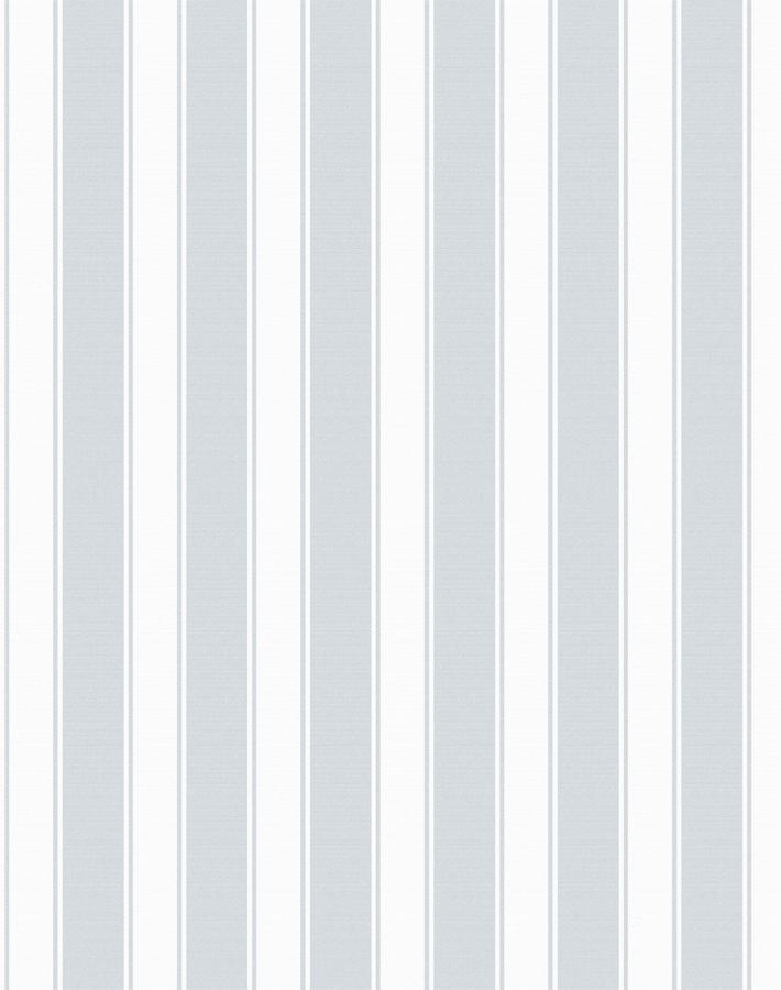 'Ojai Stripe' Wallpaper by Wallshoppe - Silver