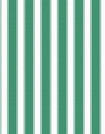 'Ojai Stripe' Wallpaper by Wallshoppe - Green