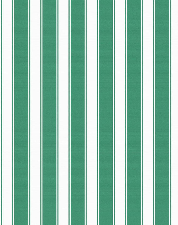 'Ojai Stripe' Wallpaper by Wallshoppe - Green