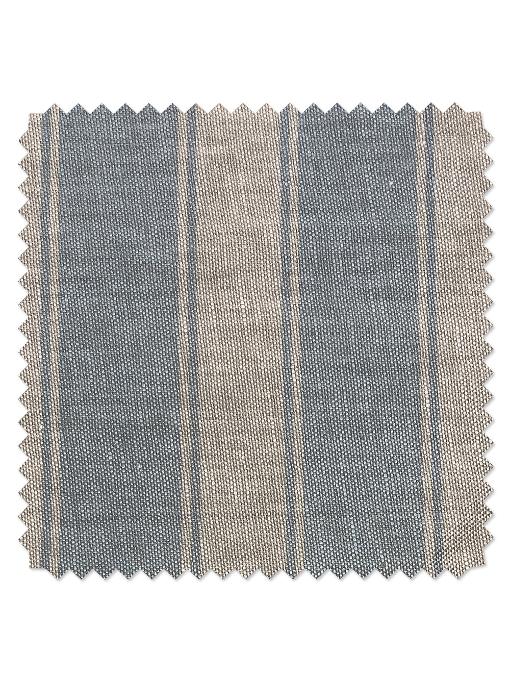 fabric by the yard ojai stripe baby blue on flax linen