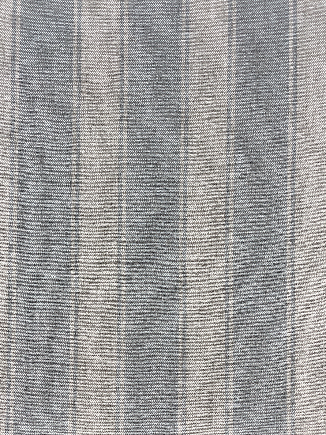 fabric by the yard ojai stripe silver on flax linen