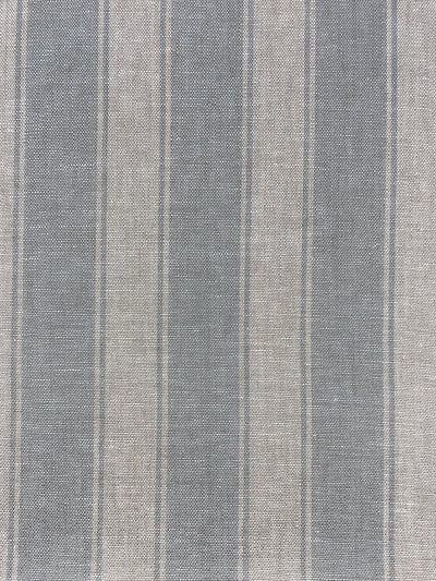 fabric by the yard ojai stripe silver on flax linen