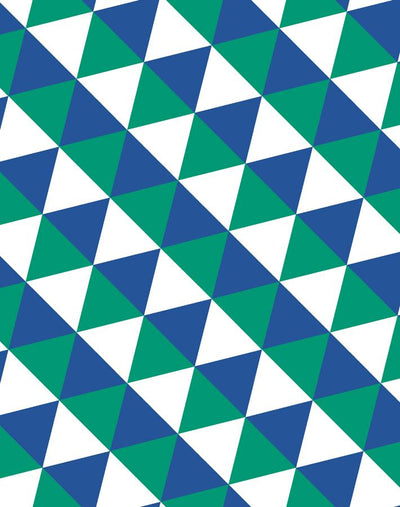 optic triangle wallpaper green blue