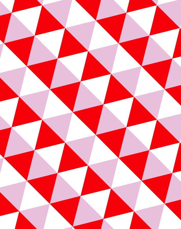 optic triangle wallpaper red lilac