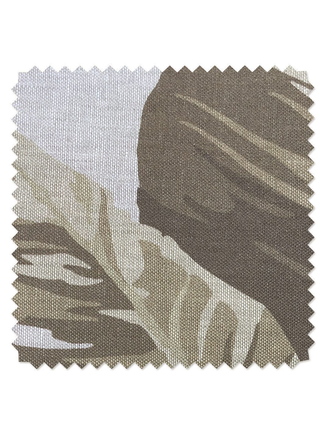 fabric by the yard pacifico palm cappuccino on flax linen