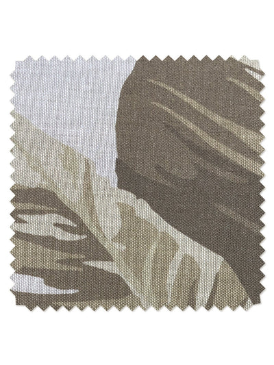 fabric by the yard pacifico palm cappuccino on organic twill