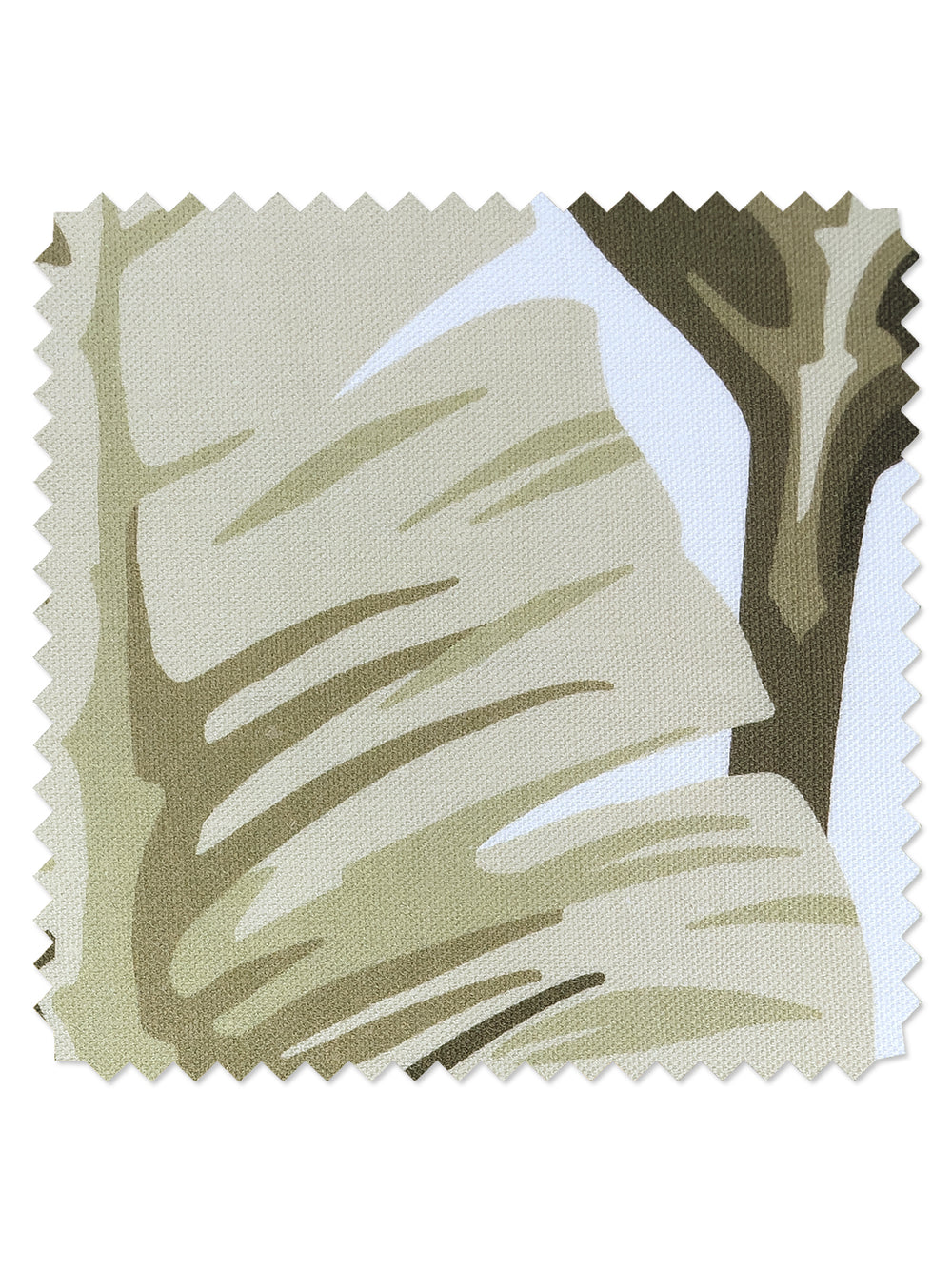 fabric by the yard pacifico palm cappuccino on linen