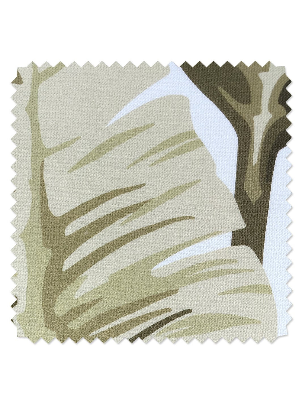 fabric by the yard pacifico palm cappuccino on flax linen
