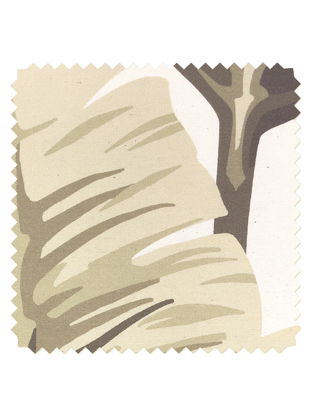 fabric by the yard pacifico palm cappuccino on organic twill