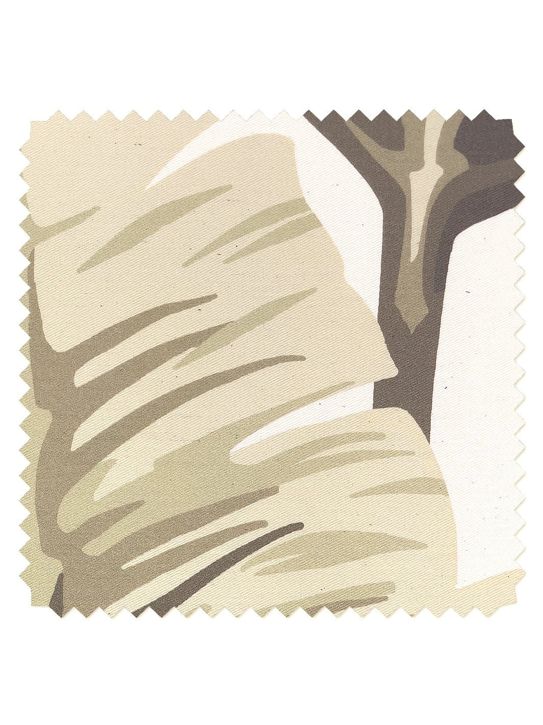 fabric by the yard pacifico palm cappuccino on flax linen