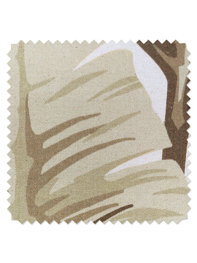 fabric by the yard pacifico palm cappuccino on flax linen