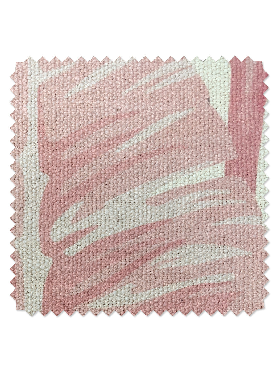 fabric by the yard pacifico palm garcelle pink on flax linen