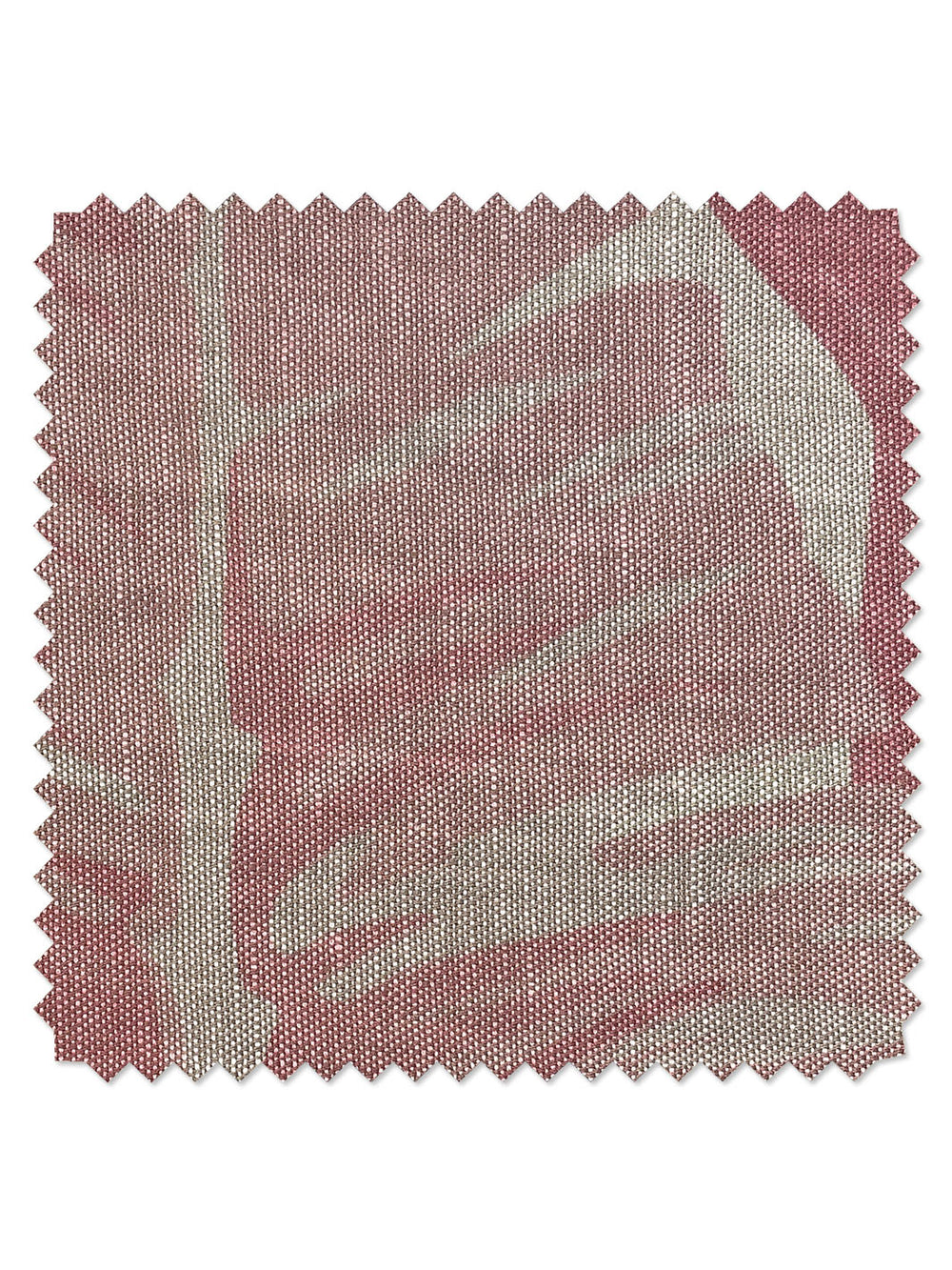 fabric by the yard pacifico palm garcelle pink on flax linen