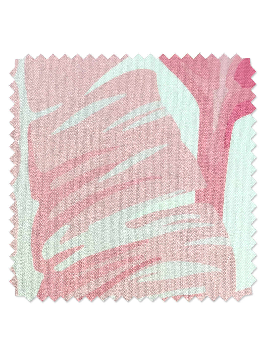 fabric by the yard pacifico palm garcelle pink on linen