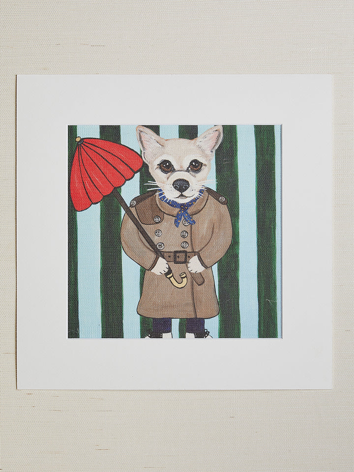 'Paco The Weather Man Style Inspired By Gene Kelly' by Carly Beck Art Print
