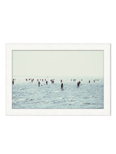 'Paddle Board Fleet' by Nathan Turner Framed Art