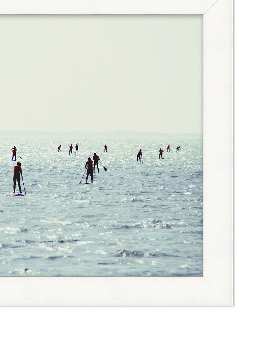 'Paddle Board Fleet' by Nathan Turner Framed Art