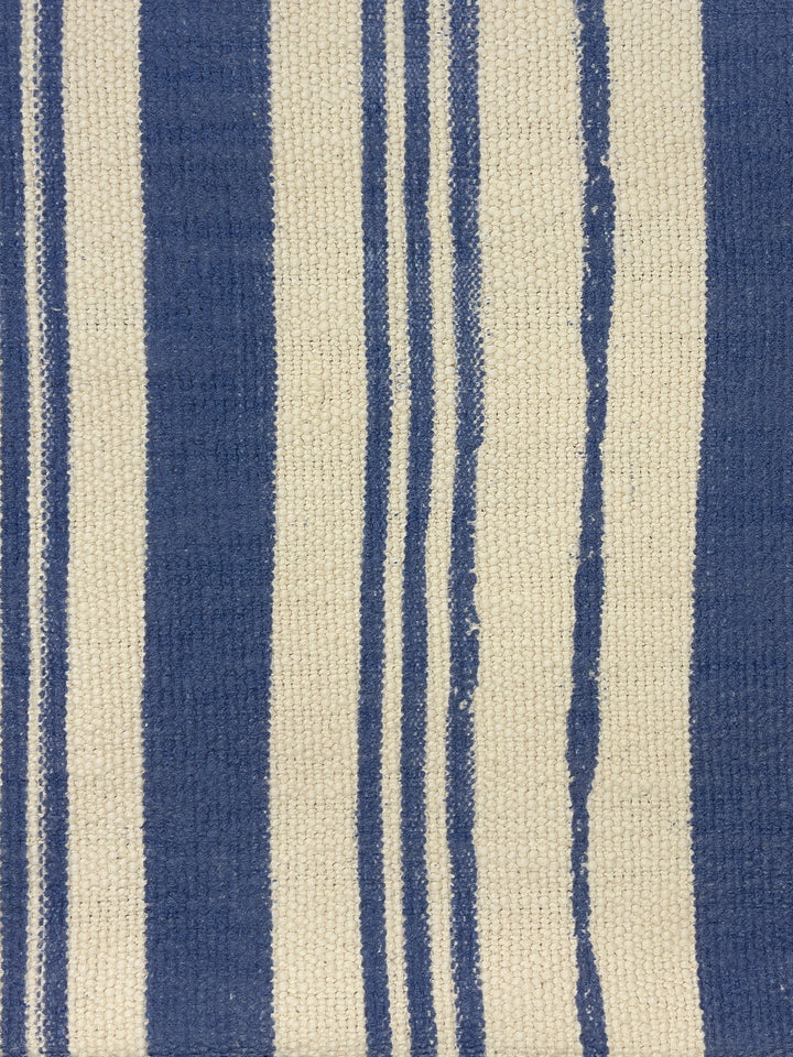 fabric by the yard painted stripes blue on california cotton
