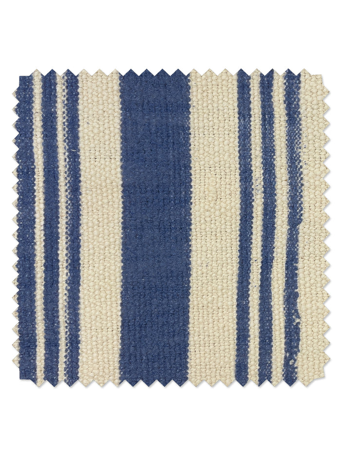 Tissu au mètre – Rayures peintes – Bleu sur coton californien