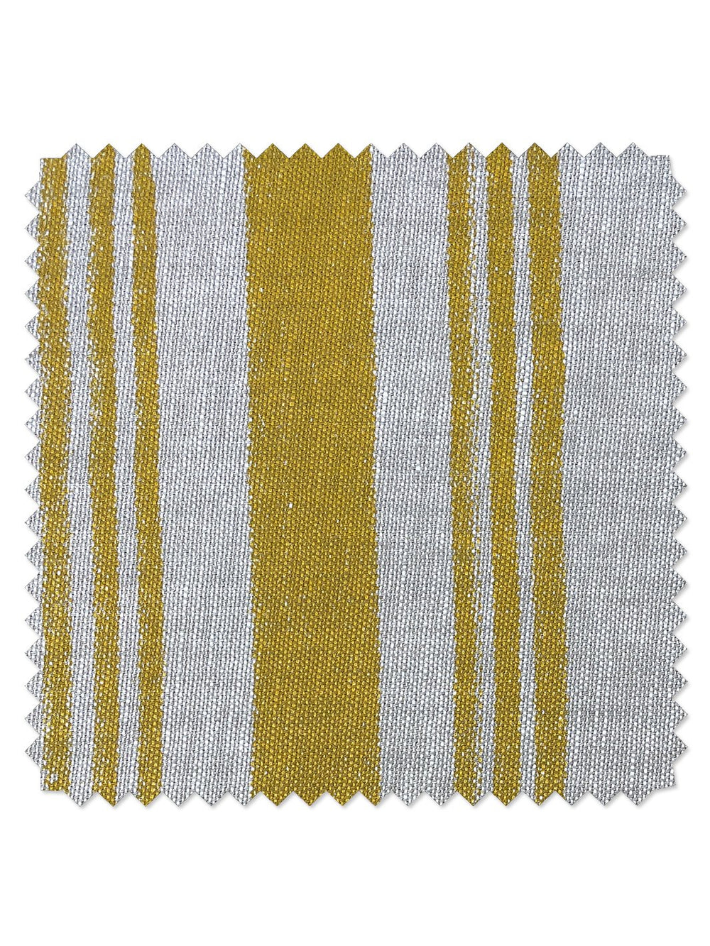 fabric by the yard painted stripes gold on raw canvas