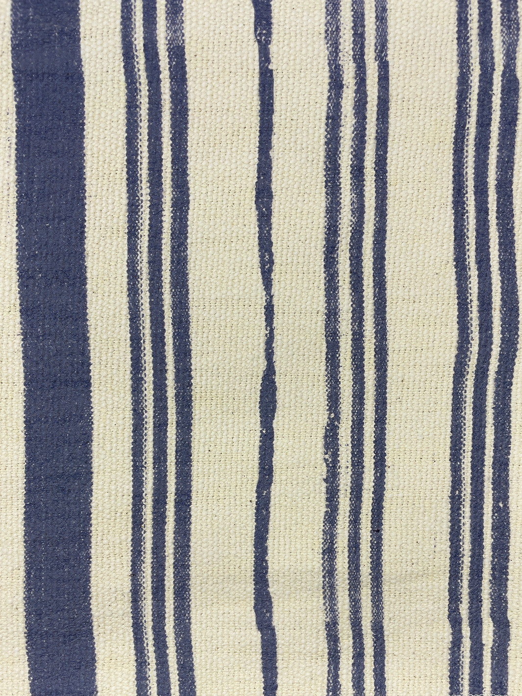 fabric by the yard painted stripes navy on california cotton