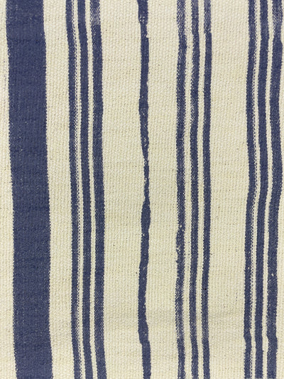 fabric by the yard painted stripes navy on california cotton