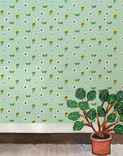 'Parfumee Garden' Wallpaper by Carly Beck - Aventurine