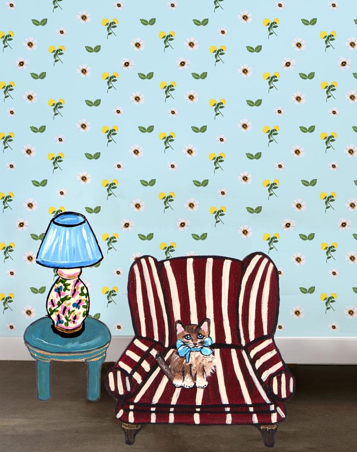 'Parfumee Garden' Wallpaper by Carly Beck - Sky