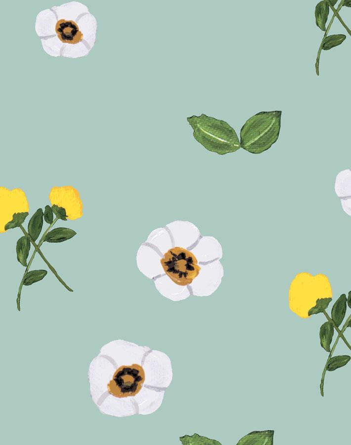 'Parfumee Garden' Wallpaper by Carly Beck - Ocean