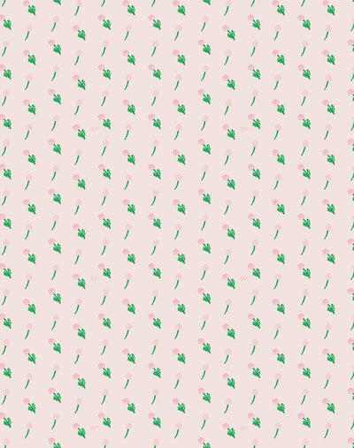 petit fleur wallpaper blush