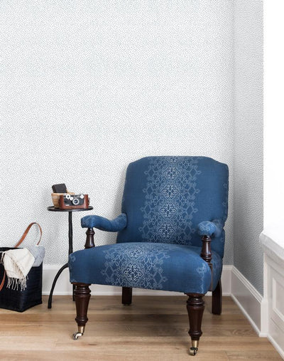 pebble french blue on white