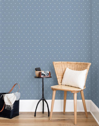 'Dainty Dot' Wallpaper by Sugar Paper - French Blue