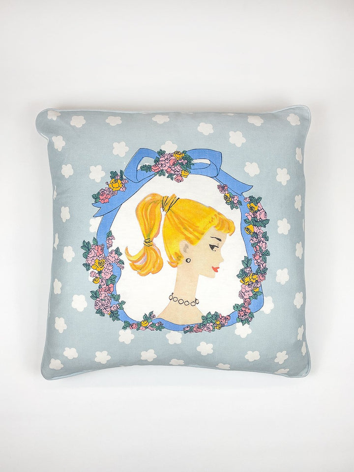 barbie cameo throw pillow sky