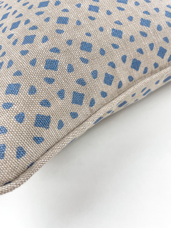 fabric by the yard barbie dreamhouse breezeblocks blue