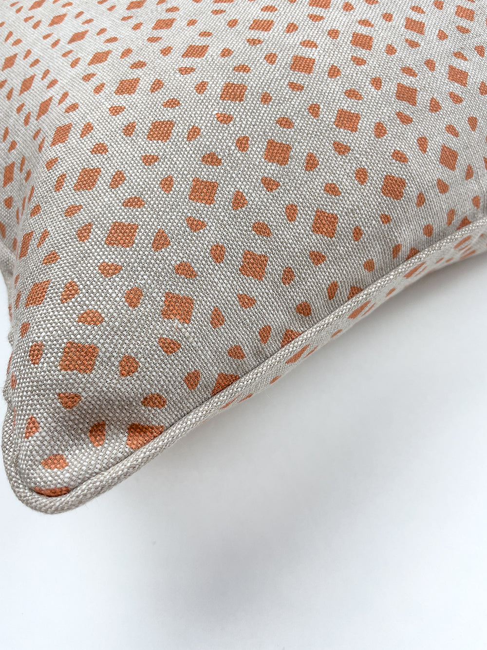 fabric by the yard barbie dreamhouse breezeblocks orange
