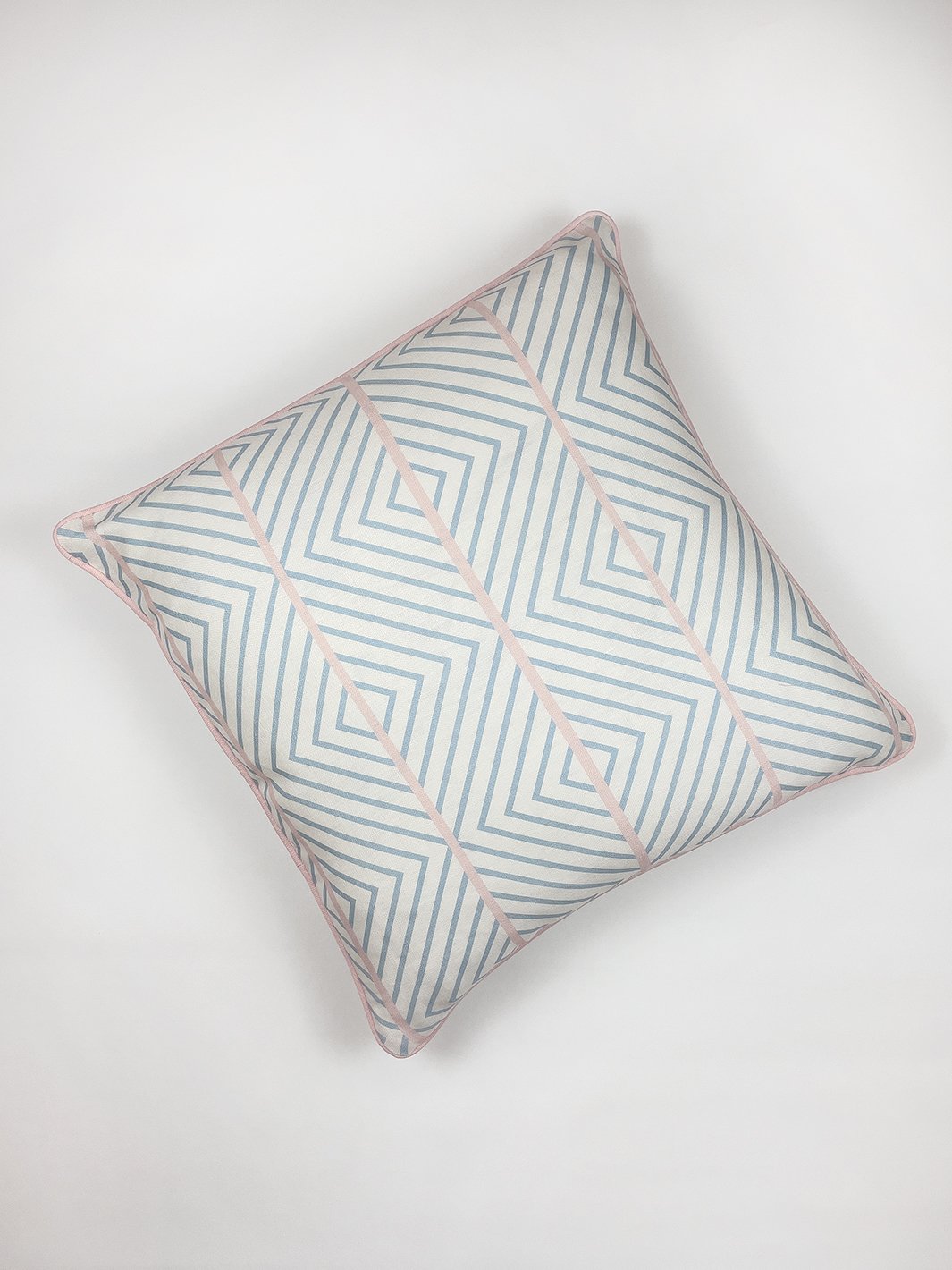 'Barbie™ Dreamhouse Diamond' Throw Pillow - Baby Blue and Pink