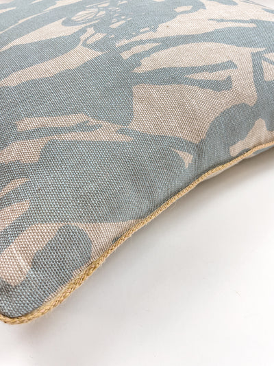 fashionista silhouettes throw pillow by barbie blue