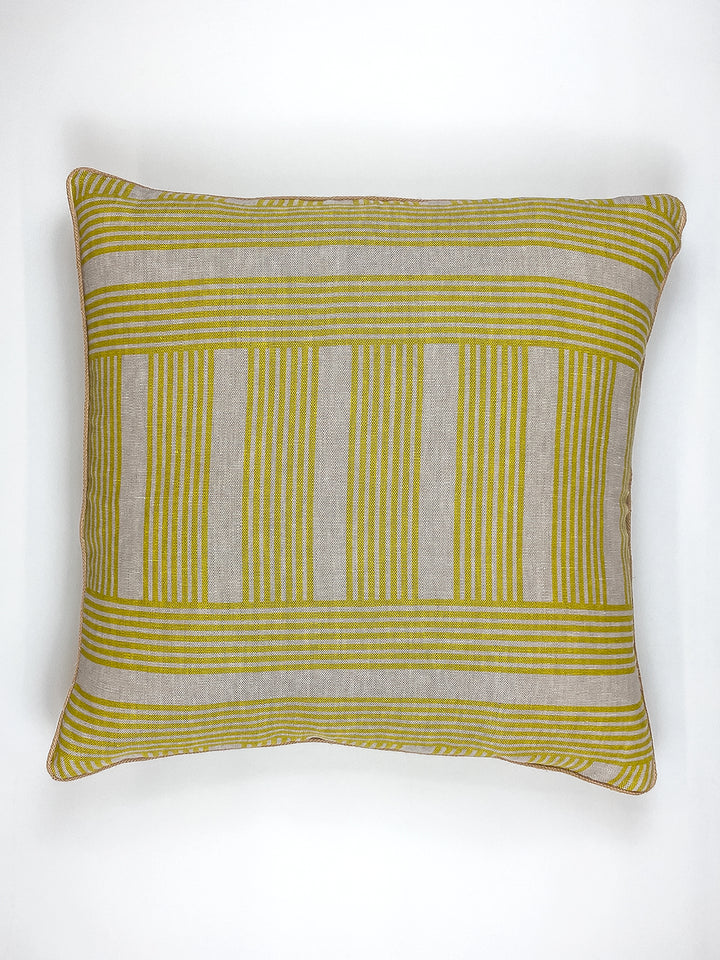 fabric by the yard roman holiday grid daffodil